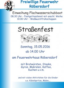 Plakat Straßenfest 2016