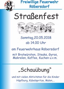 Plakat Straßenfest 2018