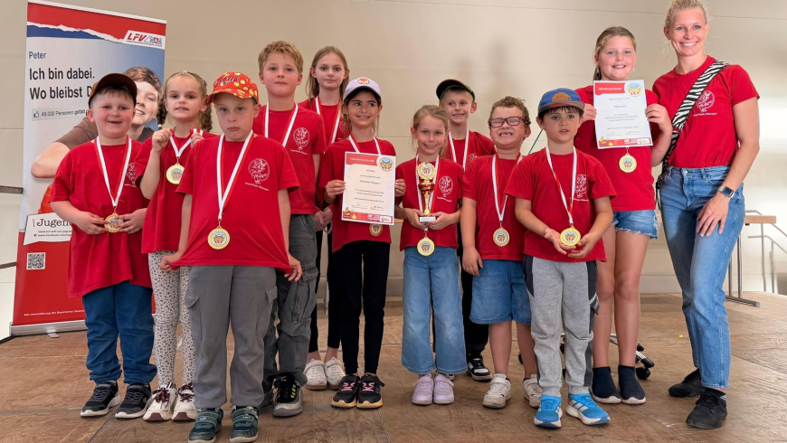 Kinderfeuerwehr erfolgreich beim Kreiskinderfeuerwehrtag